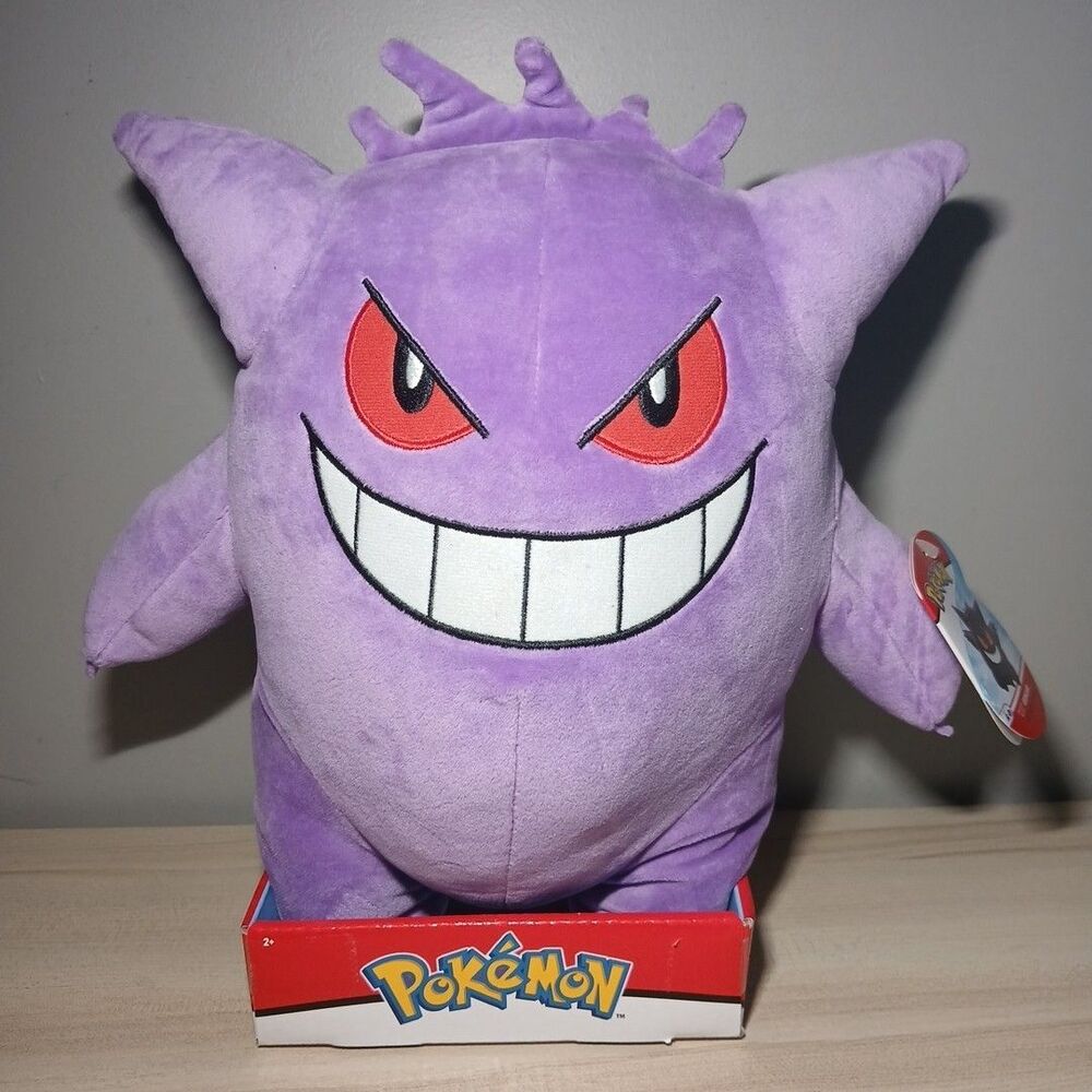 Pokemon Gengar 12” Plush Licensed Authentic New NIB 2020 Jakks Pacific